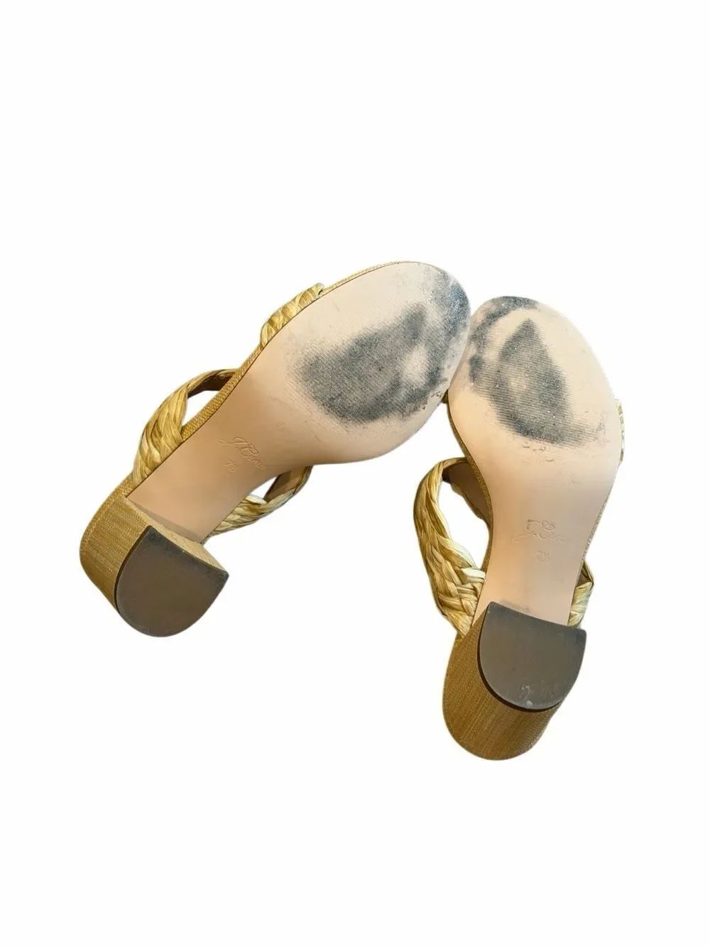 J.Crew Raffia Heel Sandals 7.5 - Picture 5 of 6